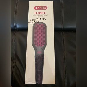 Rump ionic hair straightener brush